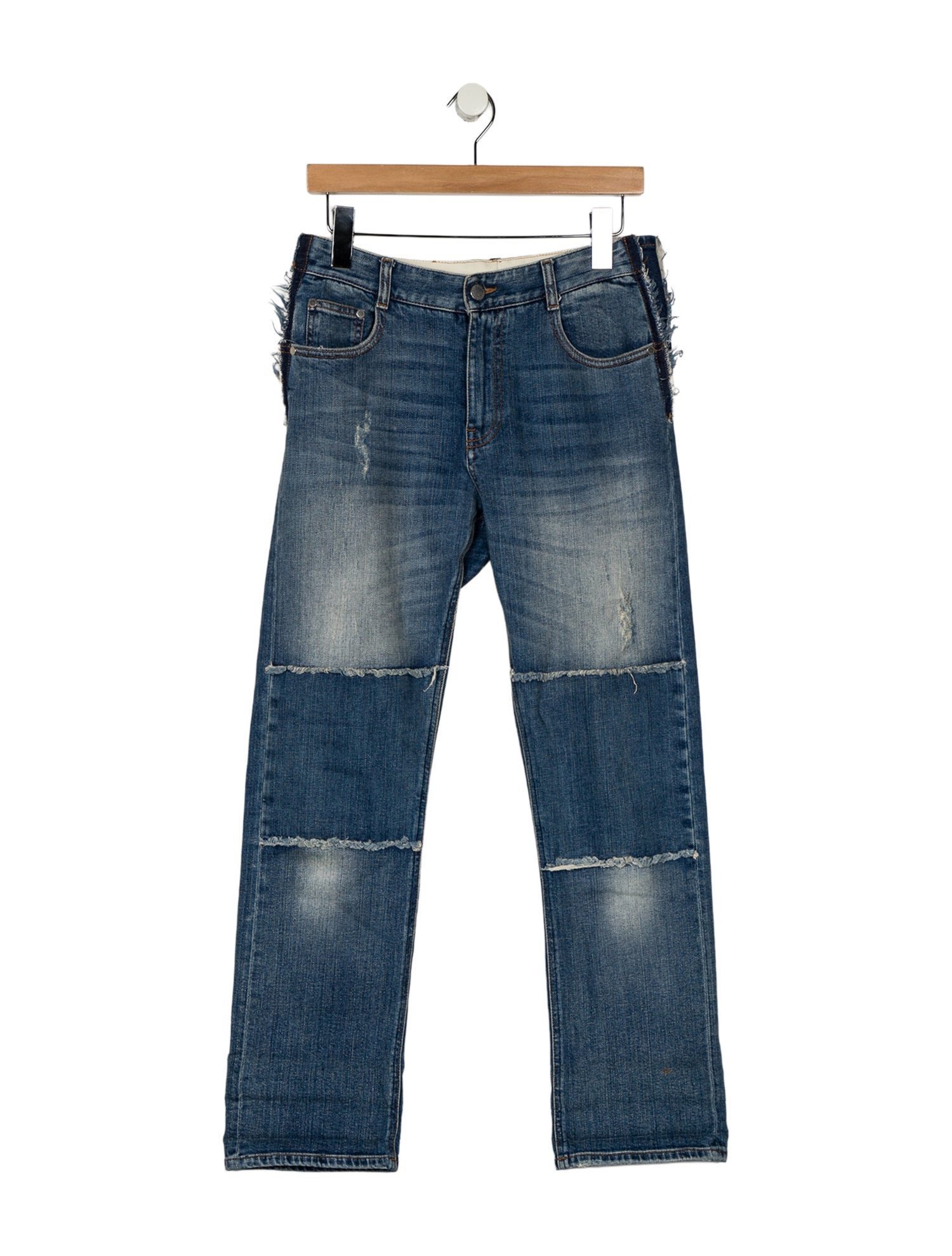 Stella McCartney Mid-Rise Straight Leg Jeans
