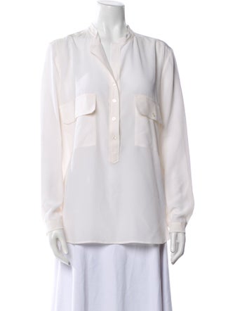 Stella McCartney Silk V-Neck Blouse