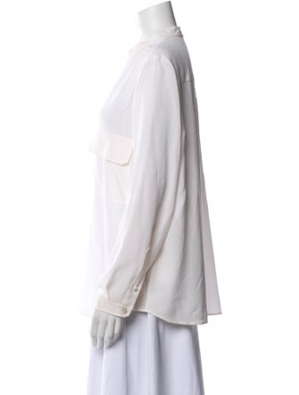 Stella McCartney Silk V-Neck Blouse