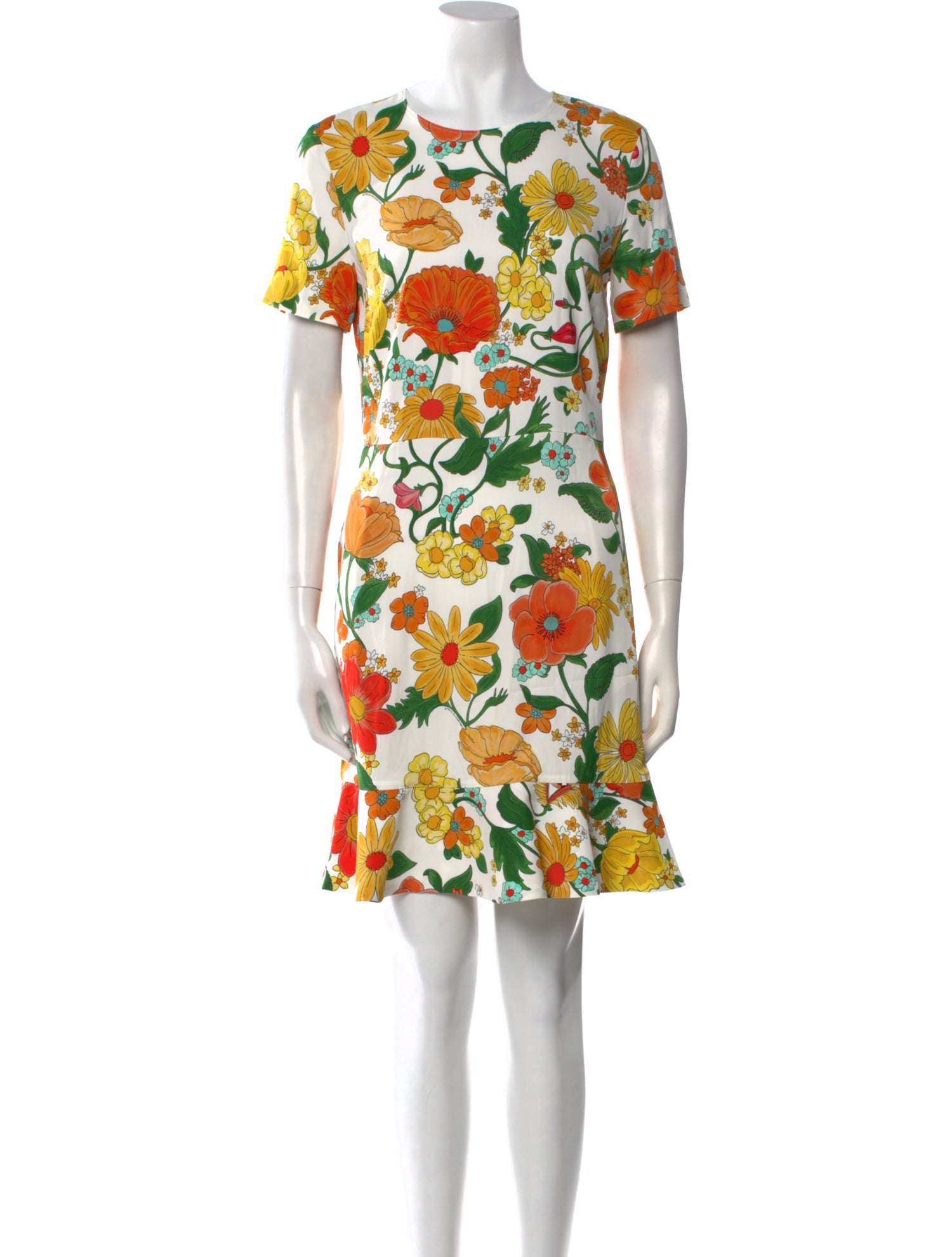 Stella McCartney Floral Print Mini Dress