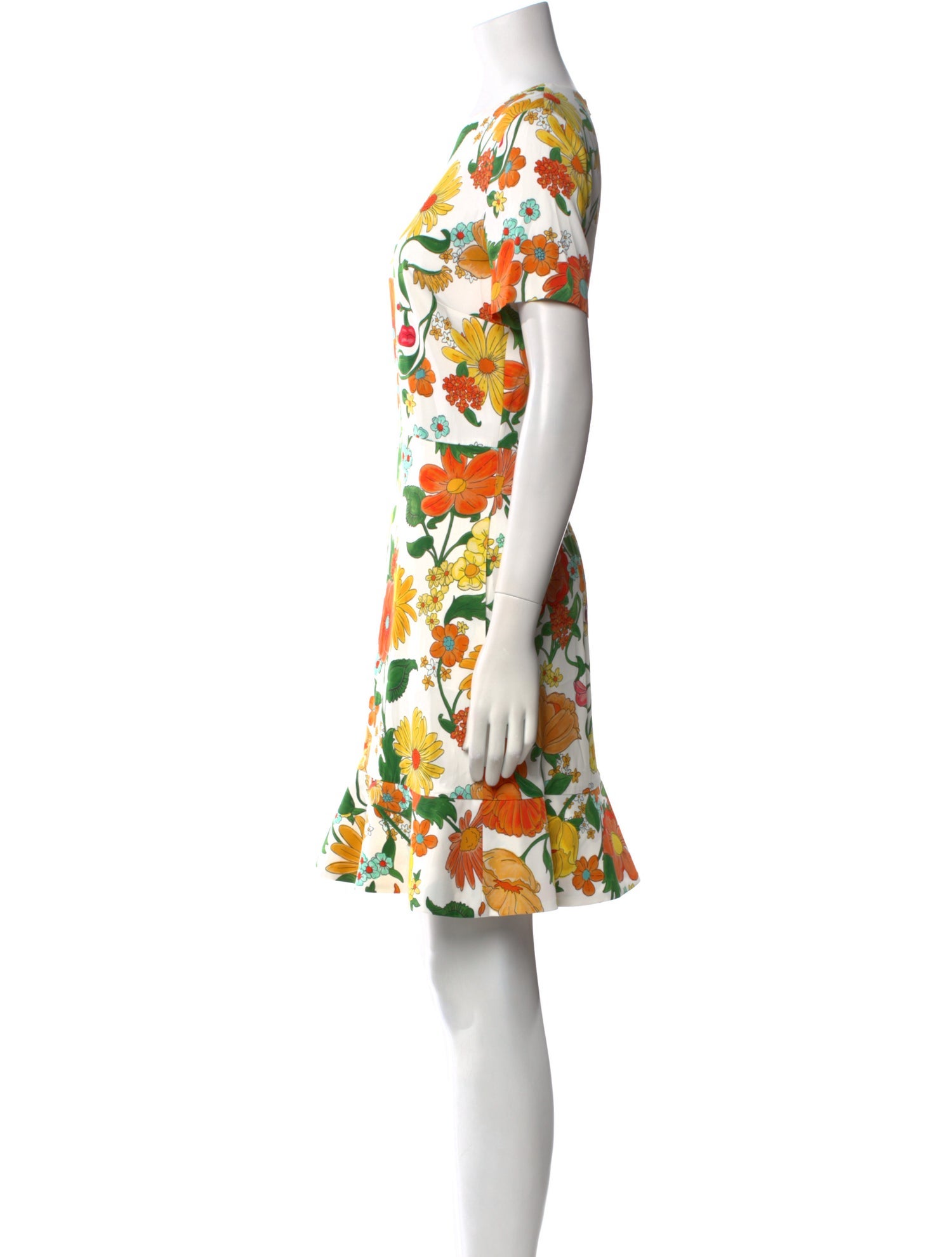 Stella McCartney Floral Print Mini Dress
