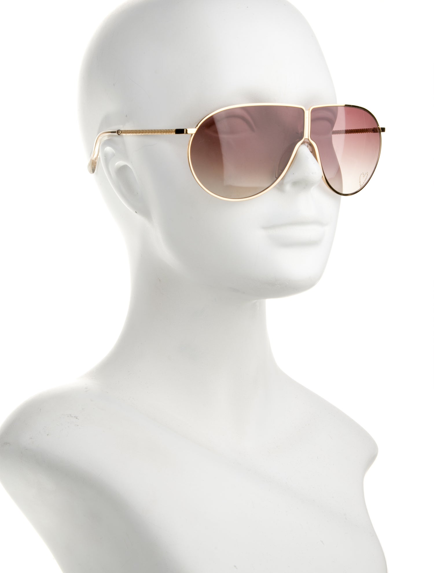 Stella McCartney Shield Gradient Sunglasses