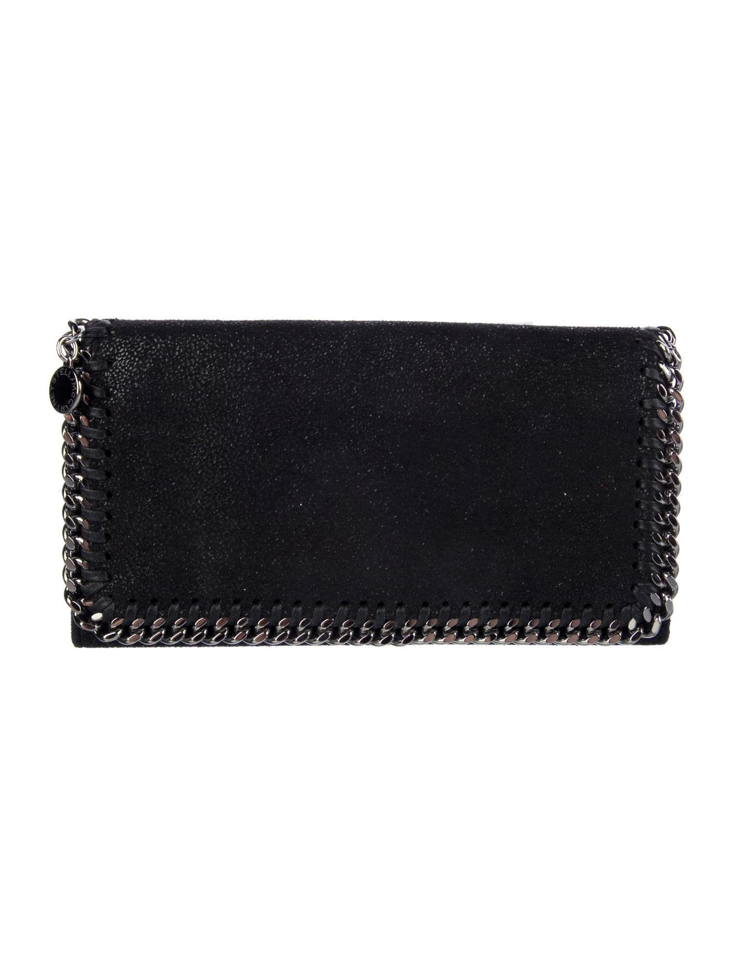 Stella McCartney Vegetarian Suede Continental Wallet