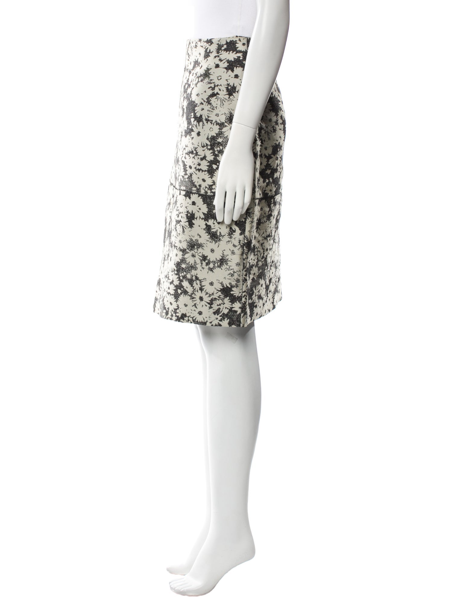 Stella McCartney Floral Print Knee-Length Skirt