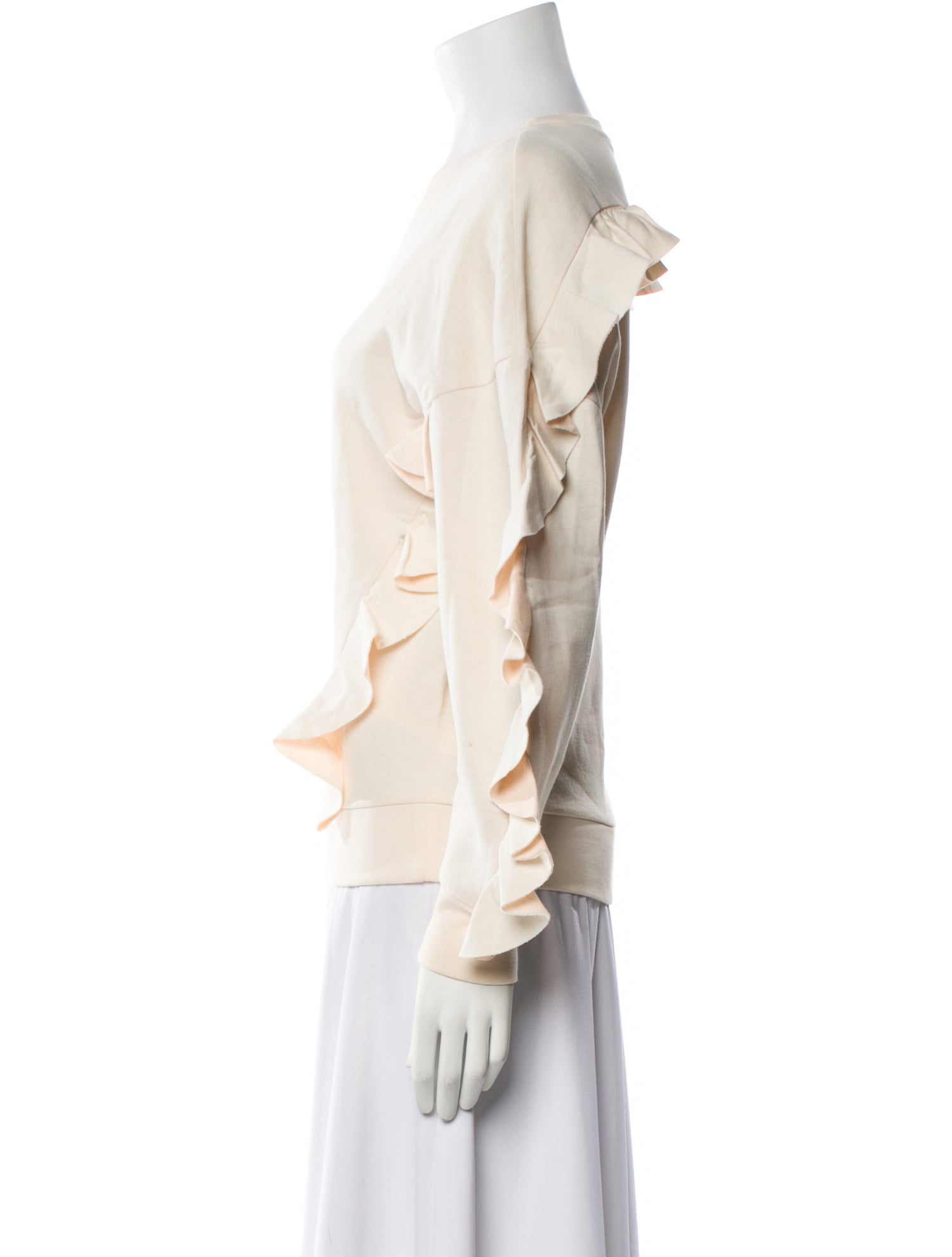 Stella McCartney Scoop Neck Long Sleeve Sweatshirt