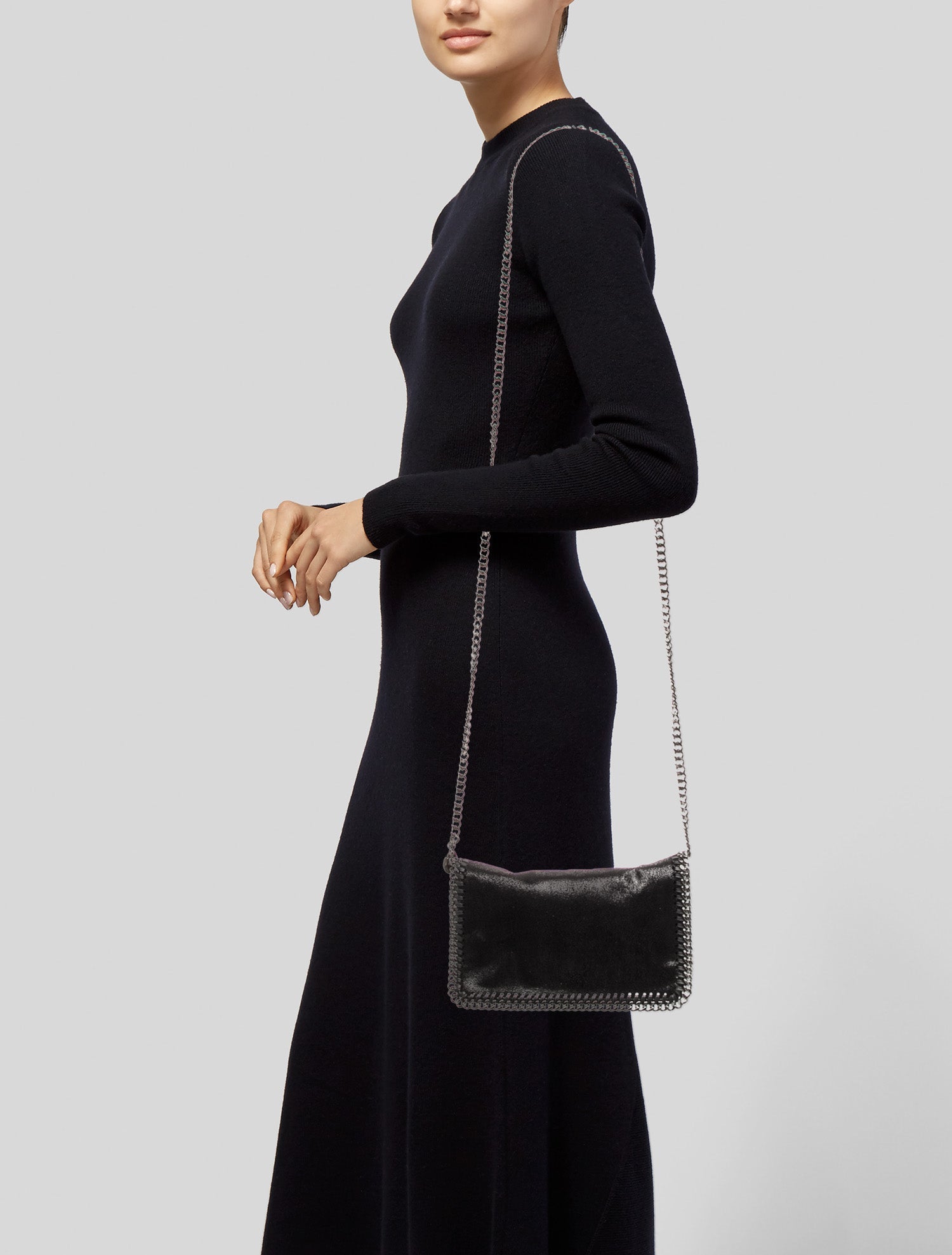 Stella McCartney Vegetarian Suede Clutch