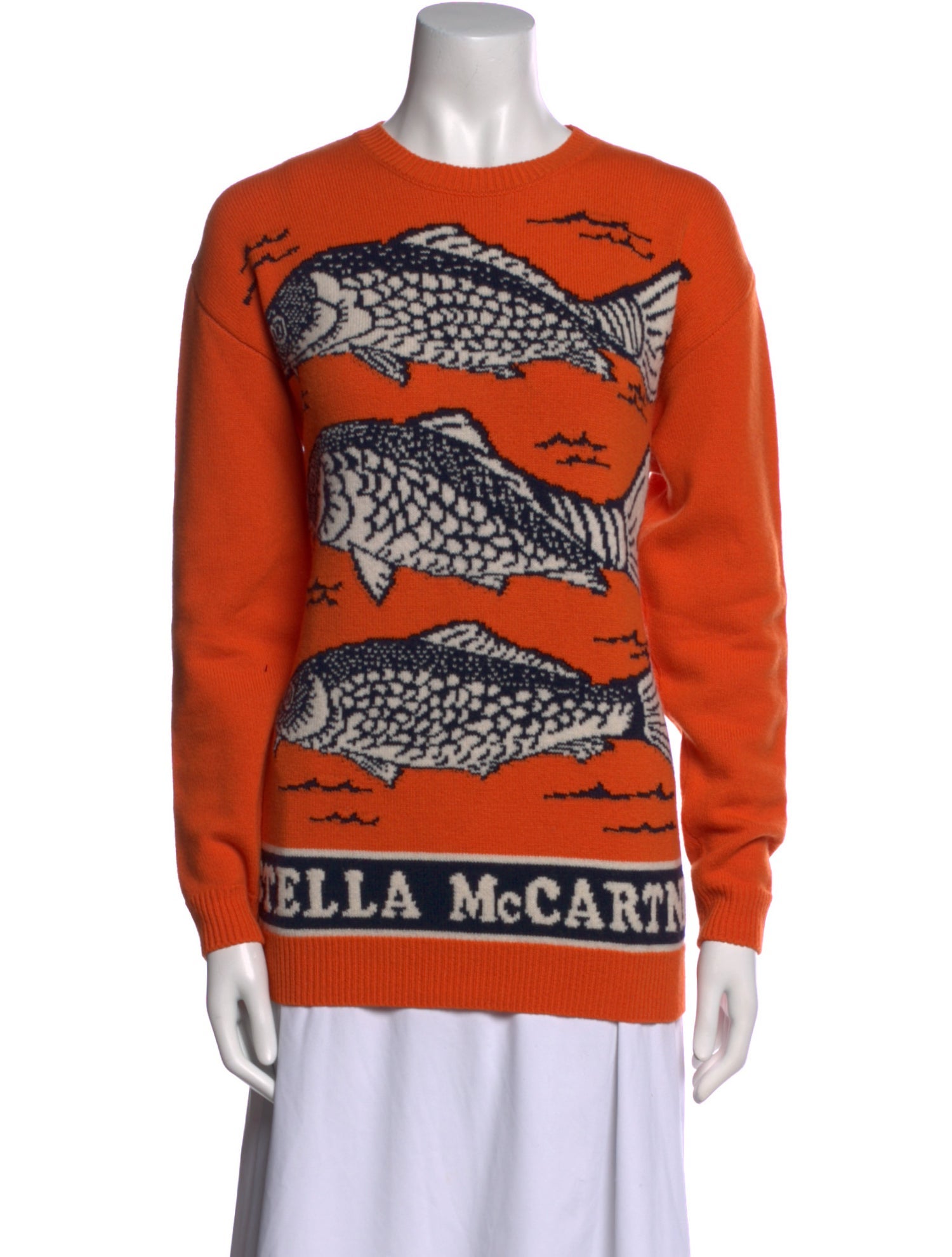 Stella McCartney Wool Graphic Print Sweatshirt