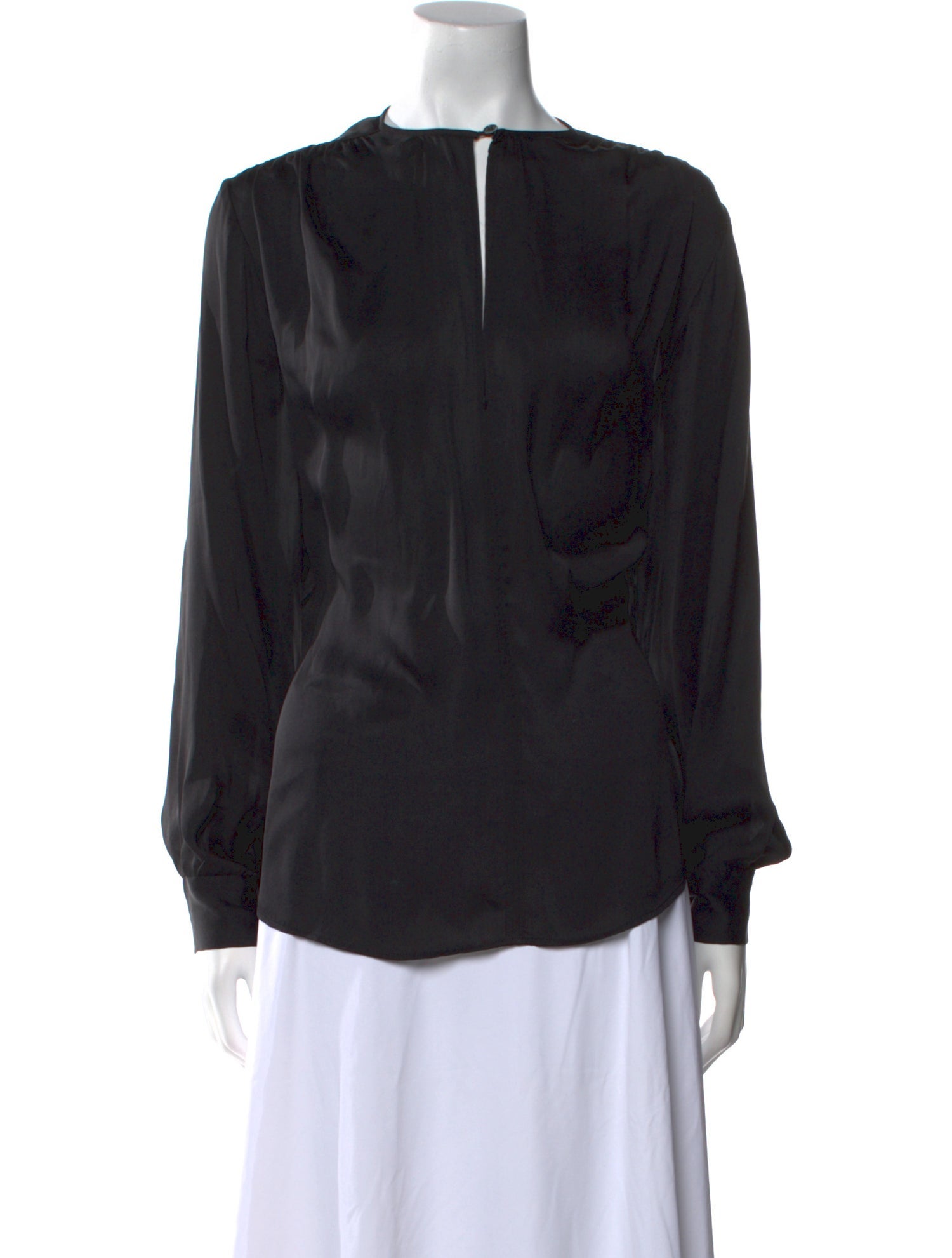 Stella McCartney Silk Crew Neck Blouse