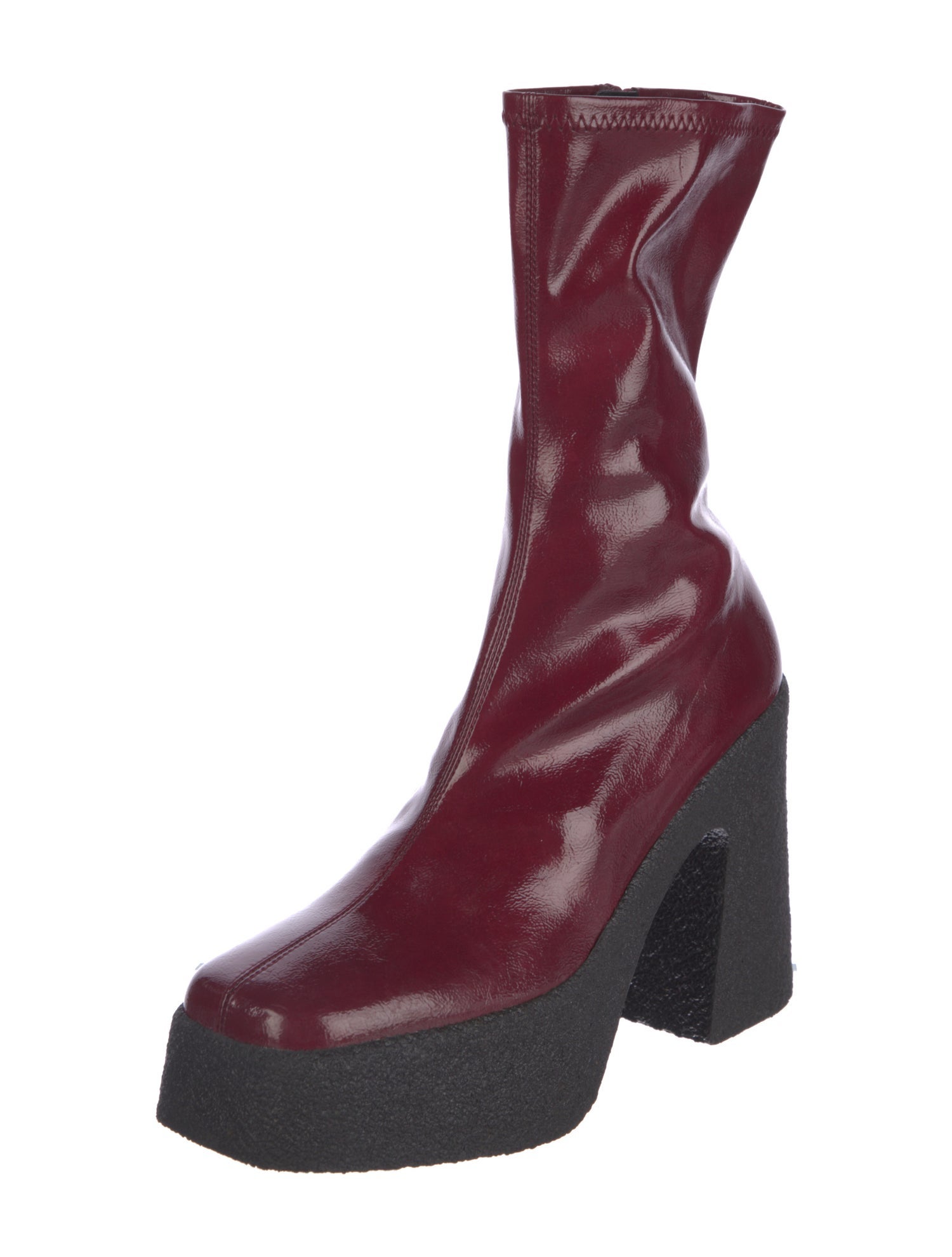 Stella McCartney Leather Sock Boots