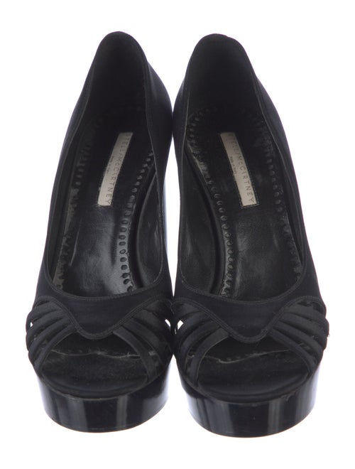 Stella McCartney Satin Slingback Sandals