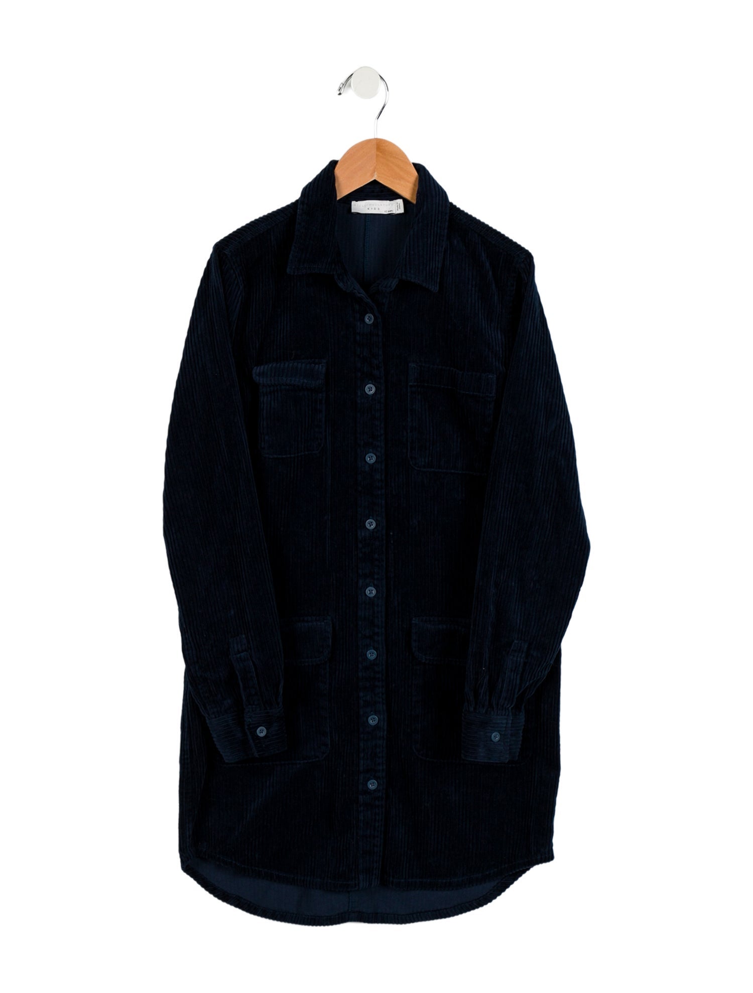 Stella McCartney Girls' Long Sleeve Corduroy Dress