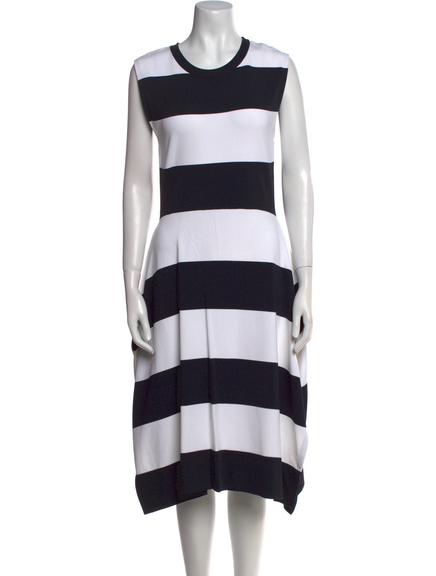 Stella McCartney Striped Midi Length Dress