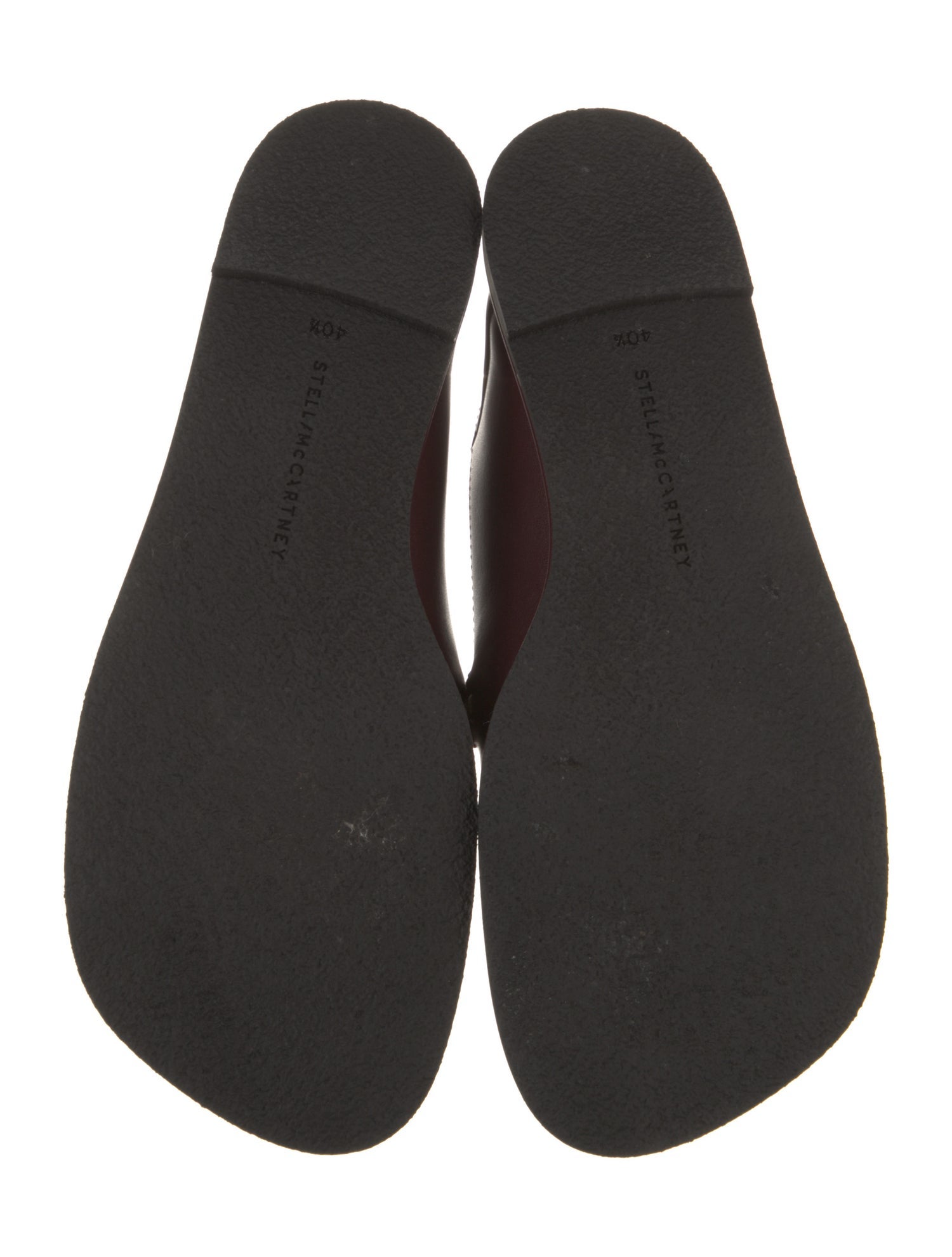 Stella McCartney Vegan Leather Chain-Link Accents Loafers