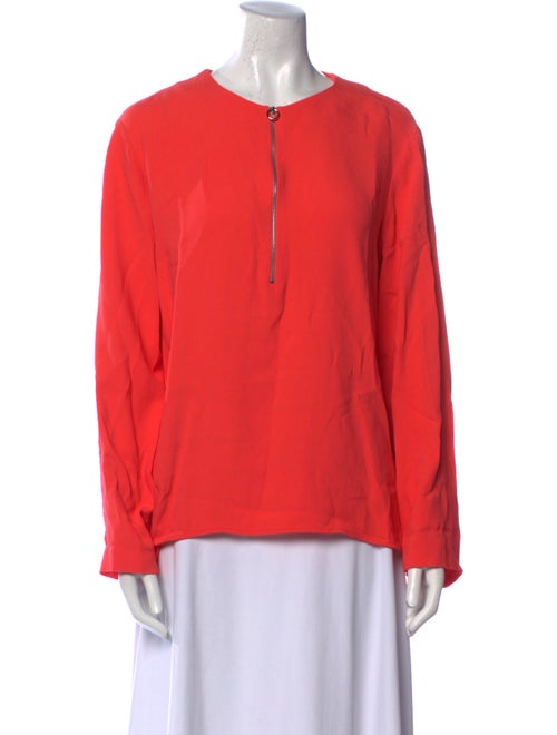 Stella McCartney Crew Neck Long Sleeve Blouse