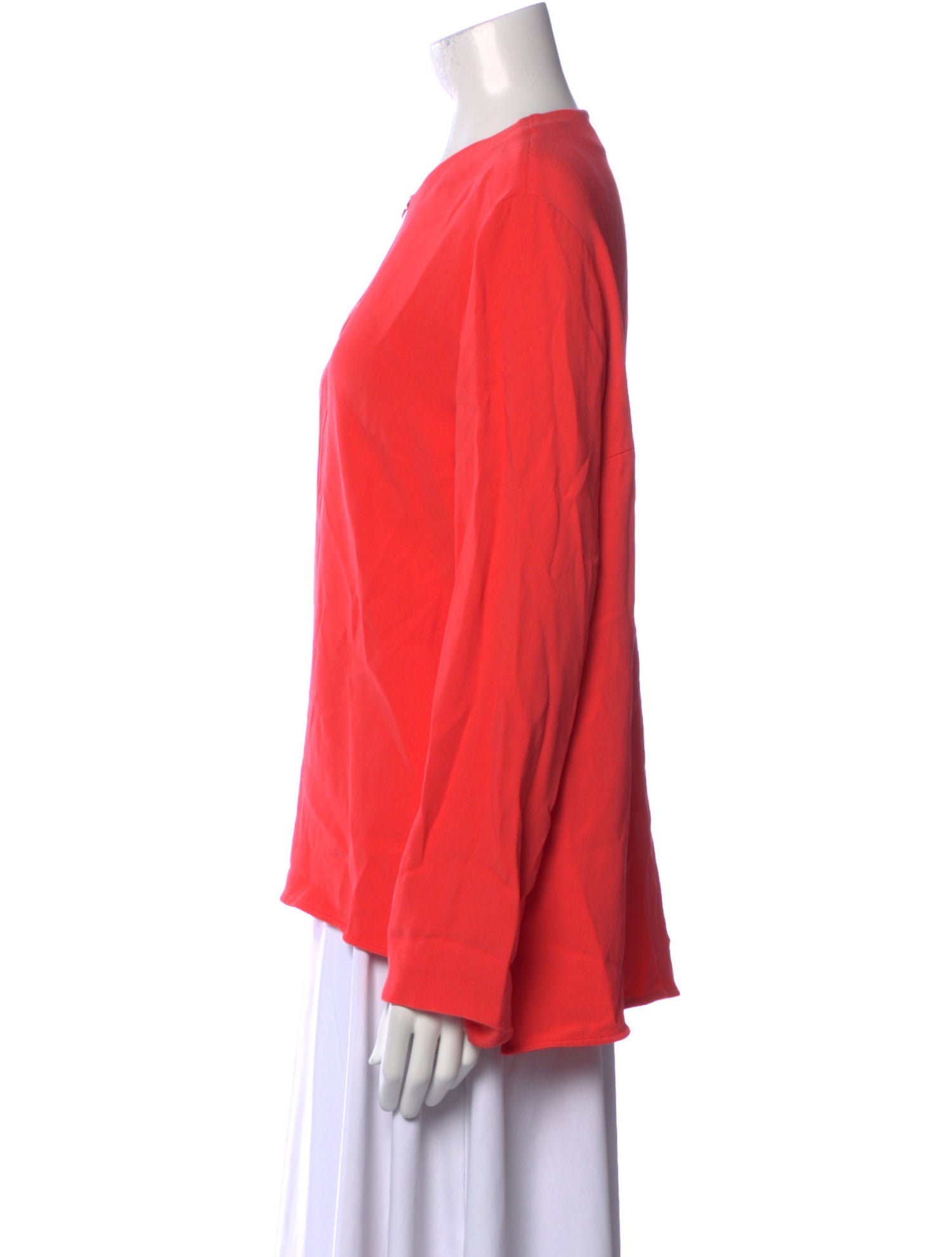 Stella McCartney Crew Neck Long Sleeve Blouse