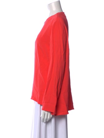 Stella McCartney Crew Neck Long Sleeve Blouse