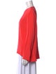 Stella McCartney Crew Neck Long Sleeve Blouse