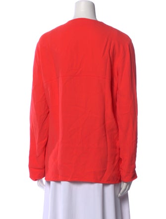 Stella McCartney Crew Neck Long Sleeve Blouse