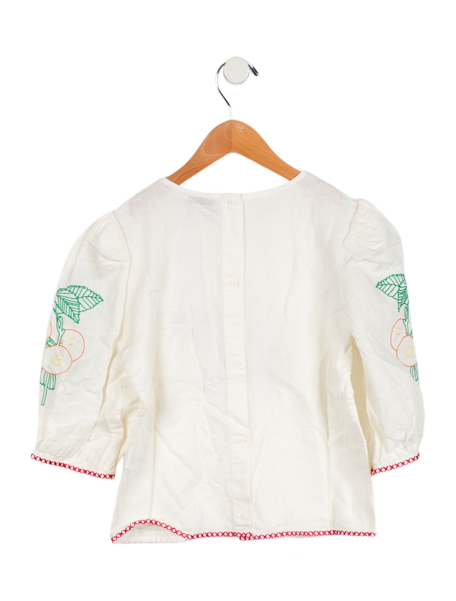 Stella McCartney Girls' Embroidery Long Sleeve Top w/ Tags