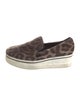 Stella McCartney Faux Fur Animal Print Loafer Sneakers