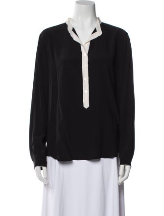 Stella McCartney Silk Long Sleeve Blouse