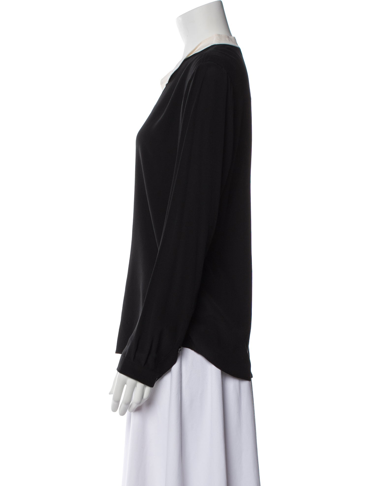 Stella McCartney Silk Long Sleeve Blouse