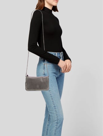 Stella McCartney Vegetarian Suede Clutch