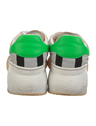 Stella McCartney Nylon Colorblock Pattern Sneakers