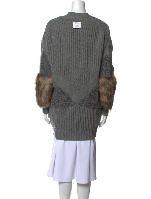 Stella McCartney Graphic Print V-Neck Sweater