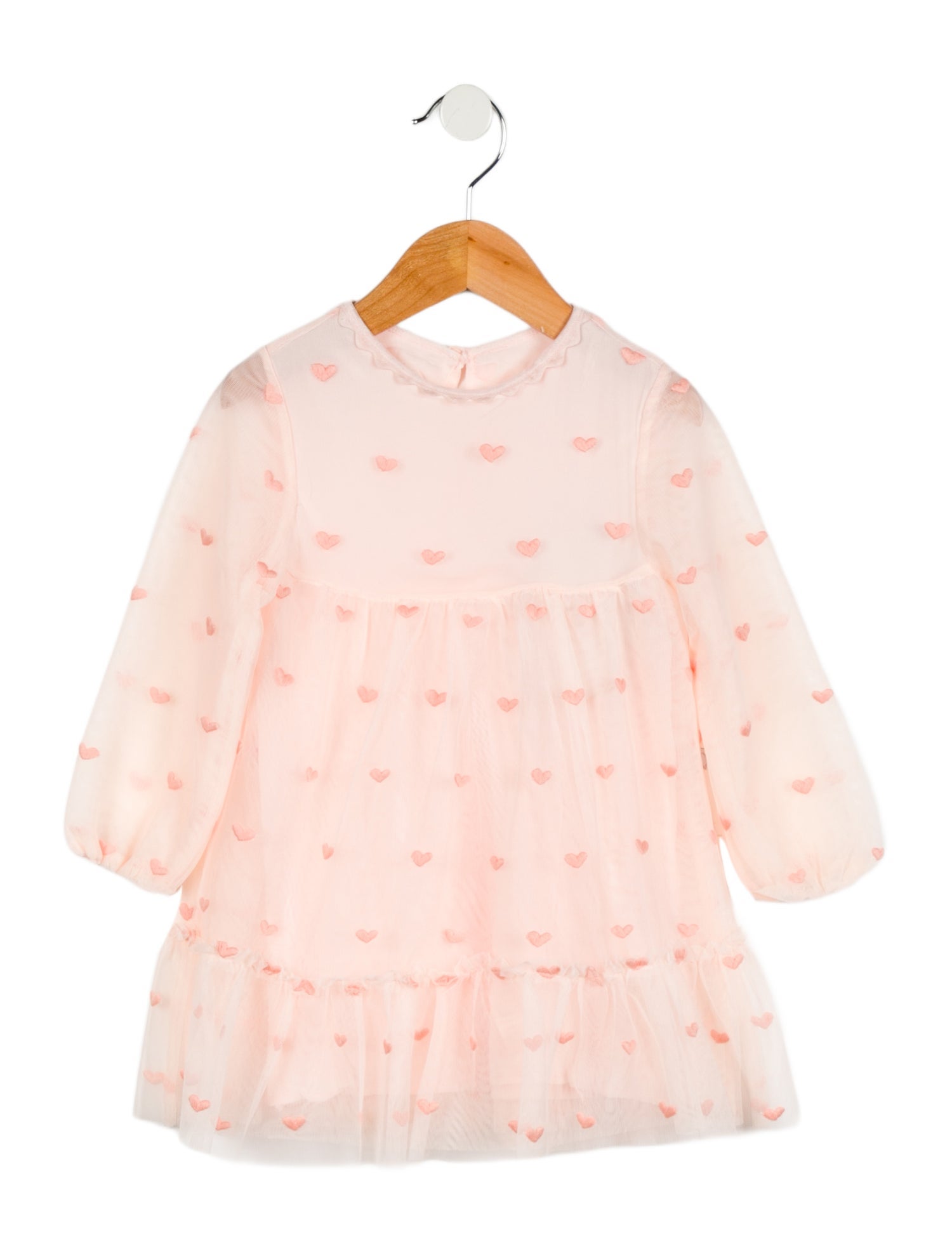 Stella McCartney Toddler Girls' Long Sleeve Embroidered Dress