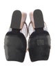 Stella McCartney Vegetarian Leather Mesh Accents Slides