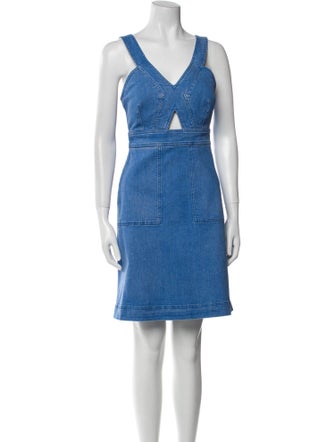 Stella McCartney V-Neck Mini Dress