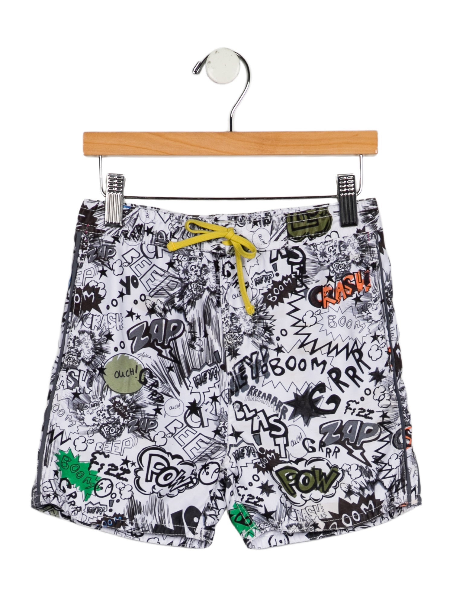 Stella McCartney Boys Graphic Swim Trunk Bottoms