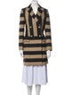 Stella McCartney Wool Striped Coat