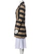 Stella McCartney Wool Striped Coat