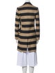 Stella McCartney Wool Striped Coat
