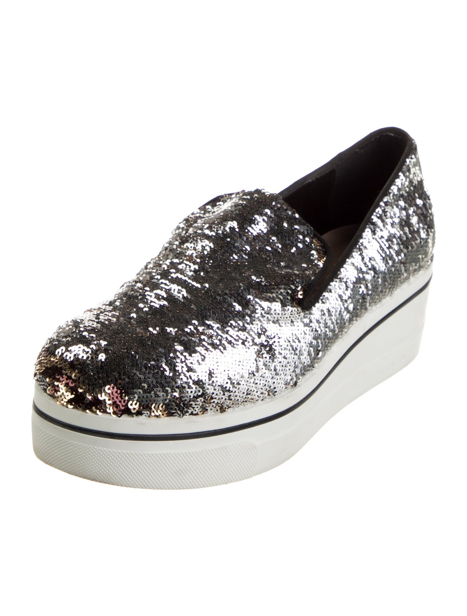 Stella McCartney Sequins Sequin Embellishments Loafer Sneakers