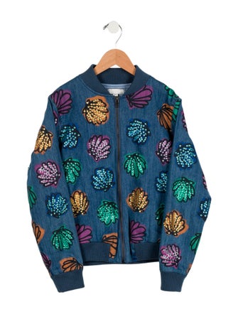 Stella McCartney Girls' Pattern Print Denim Jacket