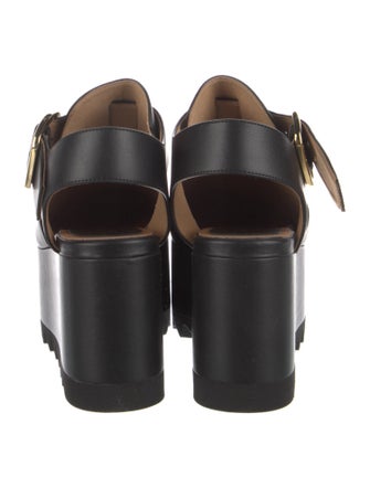 Stella McCartney Leather Slingback Flats