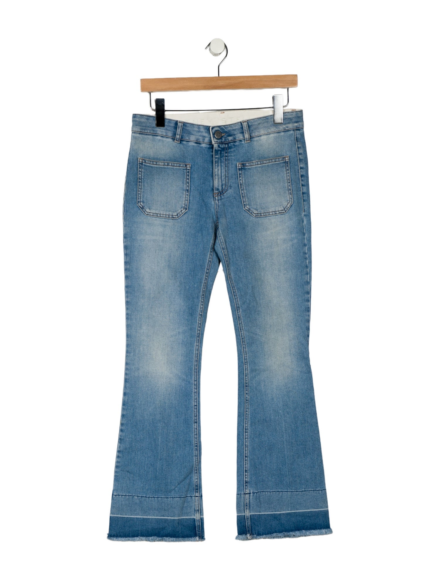 Stella McCartney Mid-Rise Wide Leg Jeans