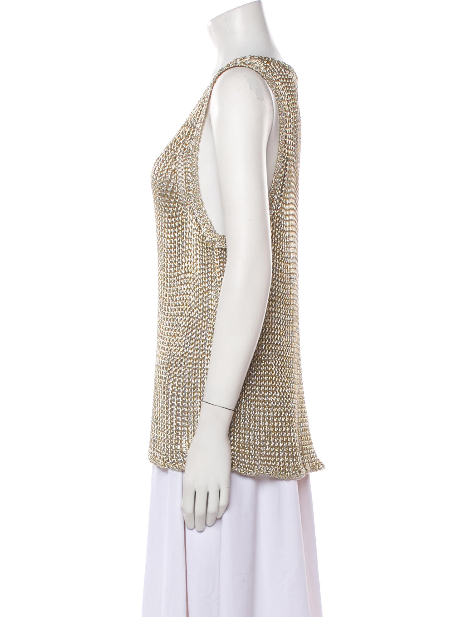 Stella McCartney Scoop Neck Sleeveless Top