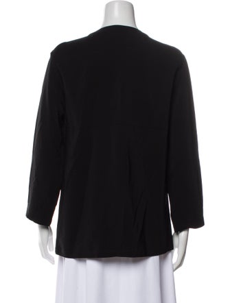 Stella McCartney Crew Neck Three-Quarter Sleeve Blouse