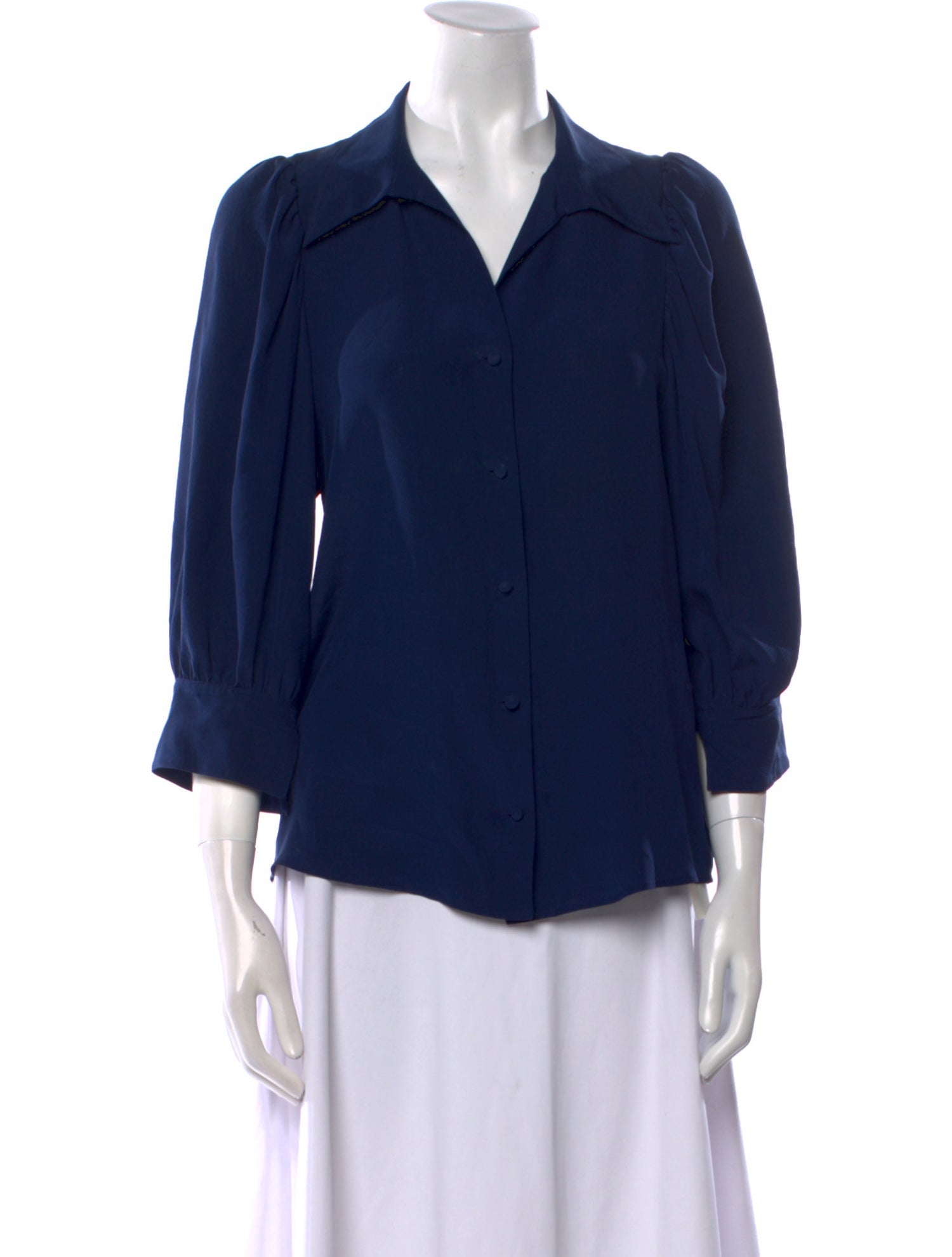 Stella McCartney Silk Three-Quarter Sleeve Blouse