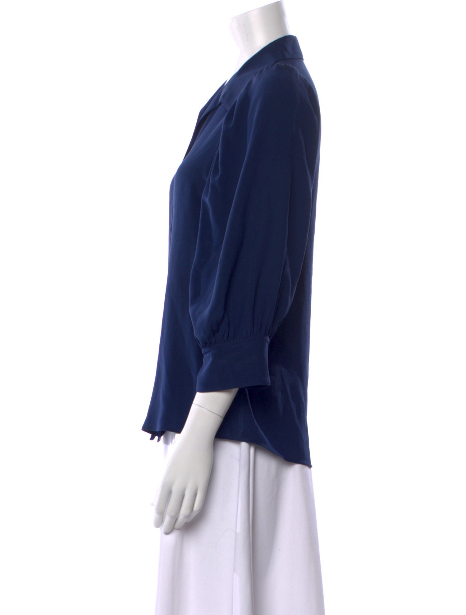 Stella McCartney Silk Three-Quarter Sleeve Blouse