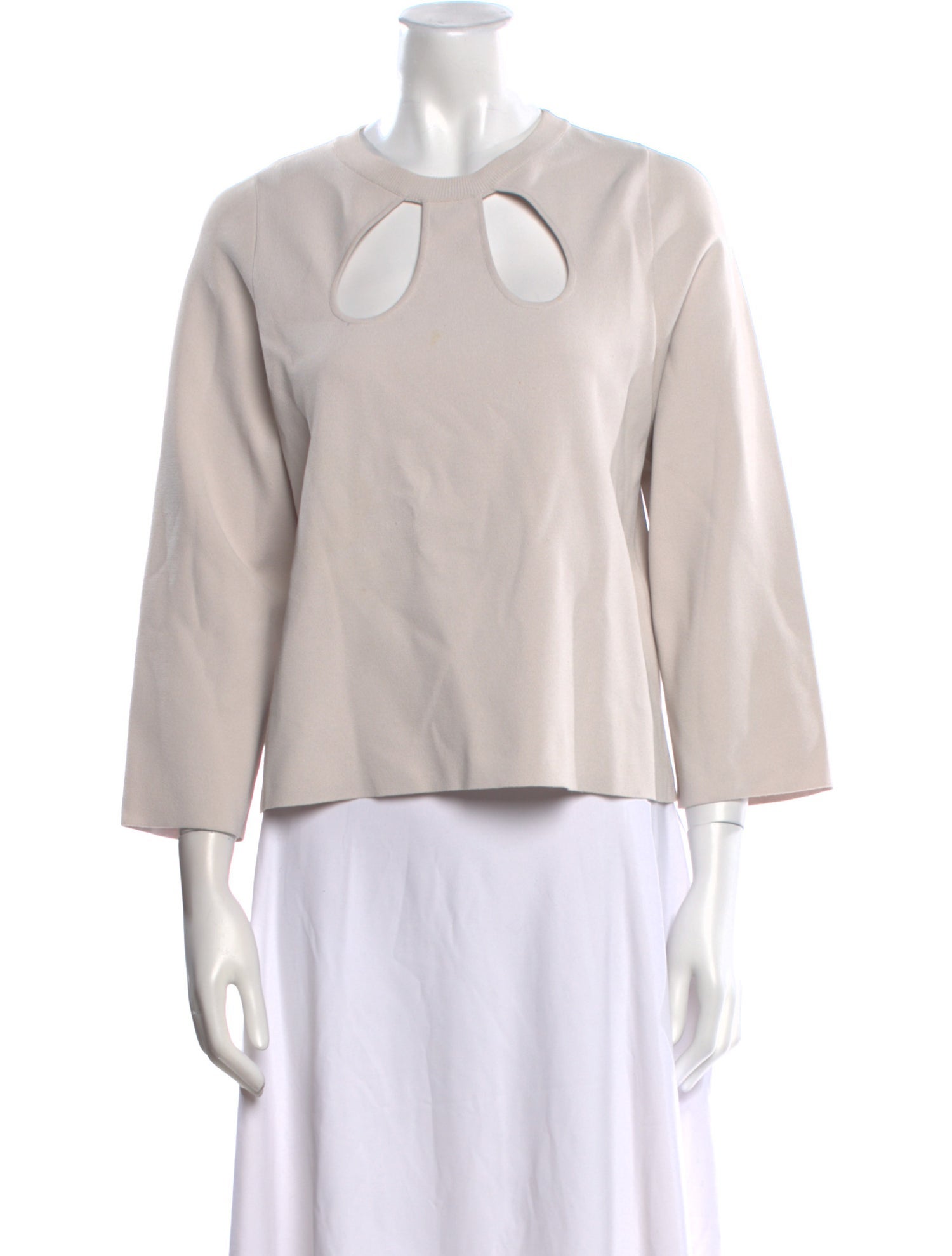 Stella McCartney Crew Neck Three-Quarter Sleeve Sweatshirt