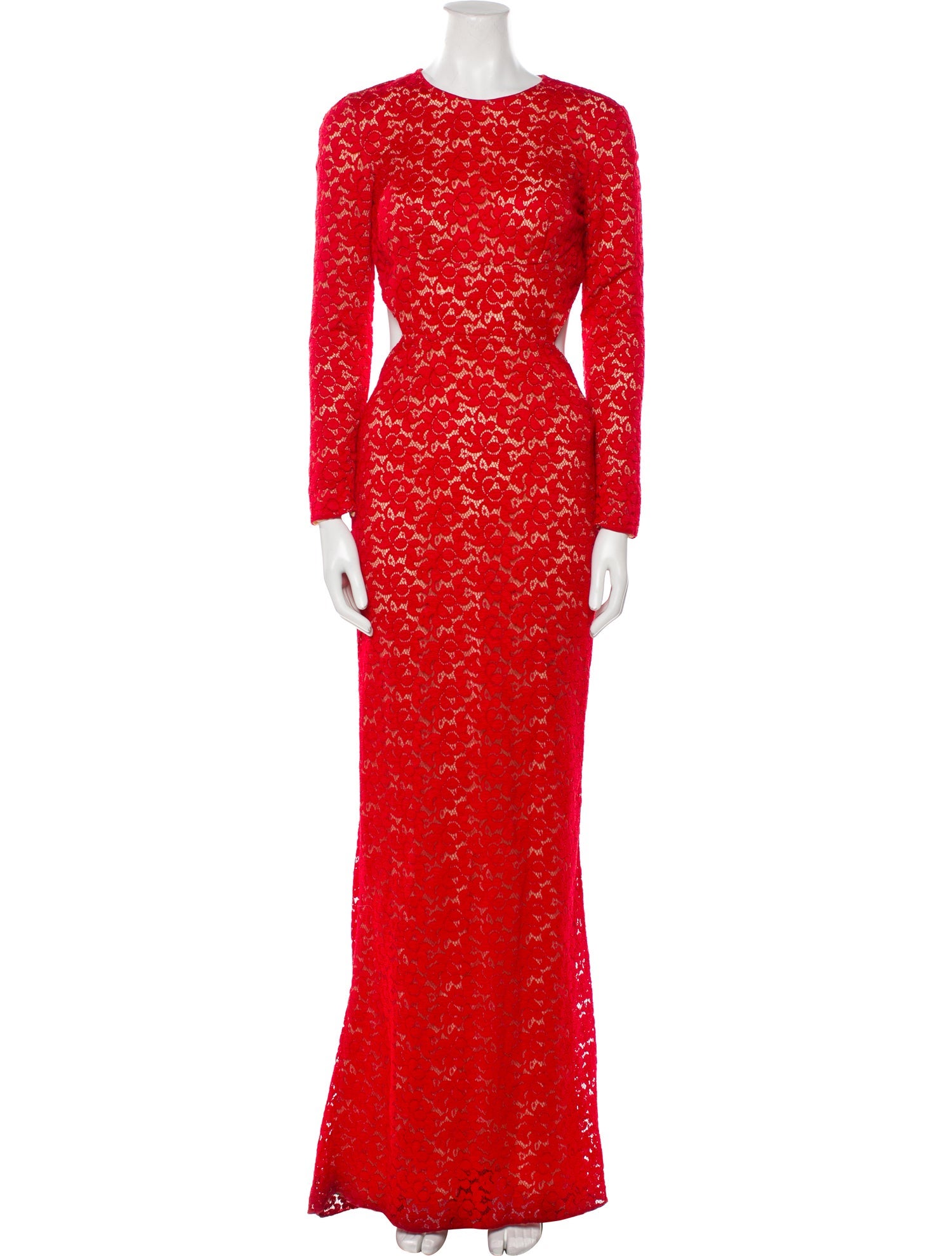 Stella McCartney Lace Pattern Long Dress