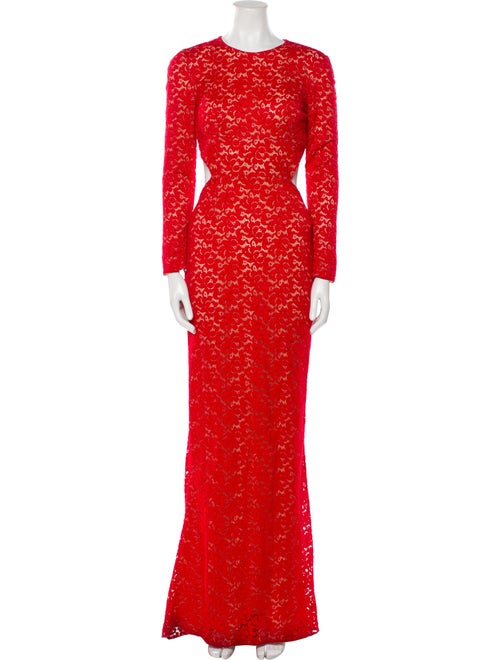 Stella McCartney Lace Pattern Long Dress