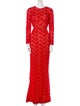 Stella McCartney Lace Pattern Long Dress