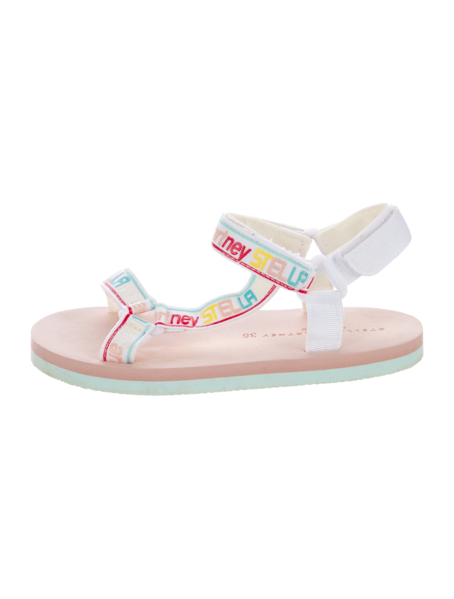 Stella McCartney Girls' Logo Print Sandals
