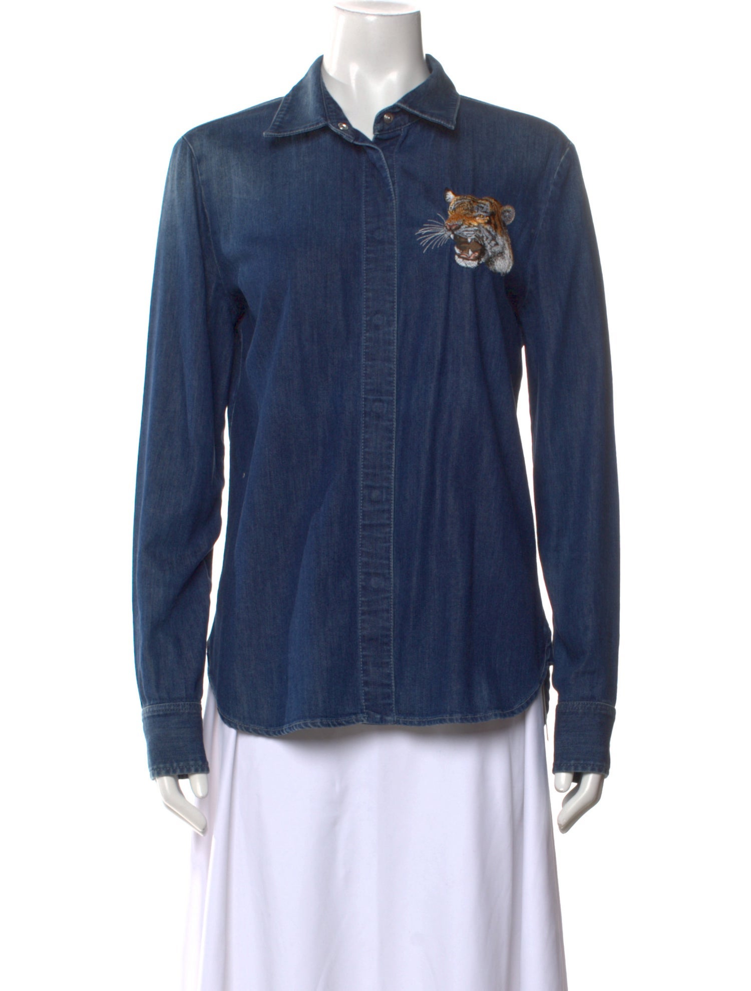 Stella McCartney Long Sleeve Button-Up Top